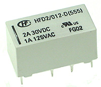 HFD2-24 - DPDT 24V 2A PCB Relay