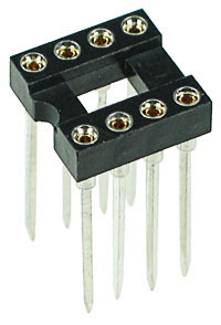 8 pol Wire Wrap Präzisionssockel Socket IC Fassung ME12/1600 10pcs 10 Stück 