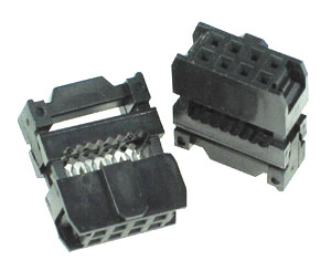IDCC8 - 8 Contact IDC Socket Connector
