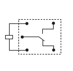 JQC-3FF-05 - SPDT 5V 5A PCB Relay Circuit Diagram
