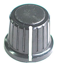 KNOB1 - Black Plastic with Pointer