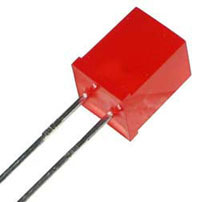 5x5mm Red Square LED