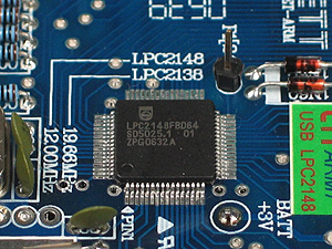 LPC2148 USB Development Board