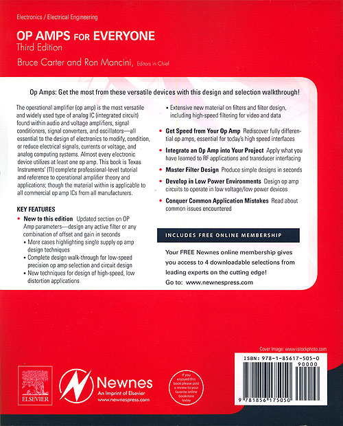Op Amps for Everyone - Back Cover