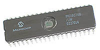 PIC16C74/JW - PIC16C74 UV Erasable 40-pin 4kB Microcontroller with A/D