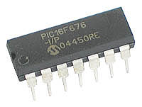 PIC16F676-I/P - PIC16F676 Flash 14-pin 1kB Microcontroller