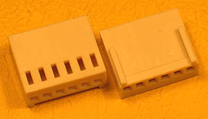 6 Pin .100 inch Polarized Header Connector