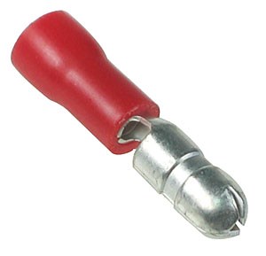 PQUR01 - Male 4mm Bullet Type Red Quick Connect