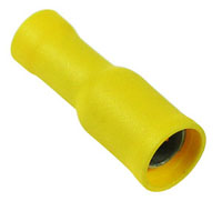 PQUY02 - Bullet Type Female Yellow Quick Connect