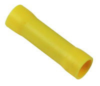 PQUY09 - Buttsplice Type with Double Crimp Yellow Quick Connect