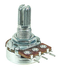 thumbnail image 2 of Variable Resistor Potentiometer – Switched Pot, Linear/Log Taper, 2W, Multiple Values (5K-500K) 2 of 4