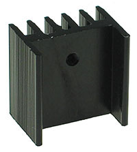 TO220LGBA - TO-220 Black Aluminium PCB Mount Heatsink