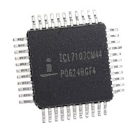 ICL7107CM44 - ICL7107 3+1/2 Digit LED Driver with A/D