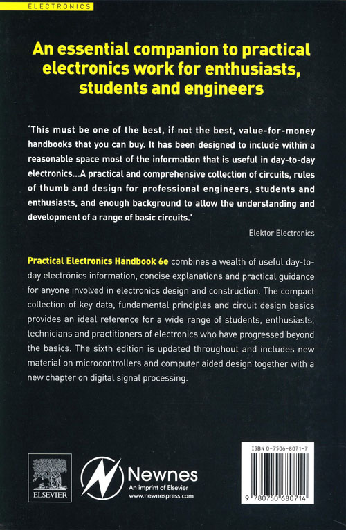 Practical Electronics Handbook - Back Cover