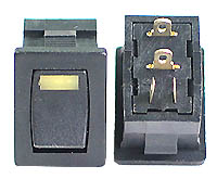 RDSPST10S - SPST Panel Mount Illuminated Rocker