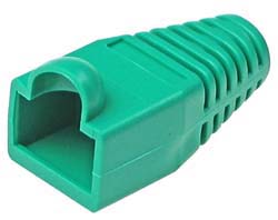 RJ45BOOTGREEN - RJ45 Modular Plug Green Boot