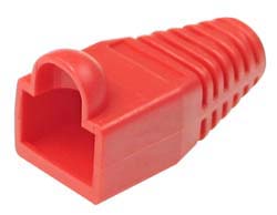 RJ45BOOTRED - RJ45 Modular Plug Red Boot