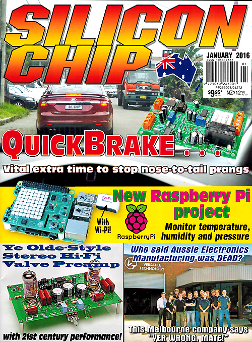 Silicon Chip - January 2016
