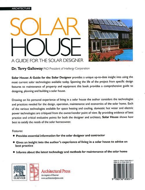Solar House - Back Cover
