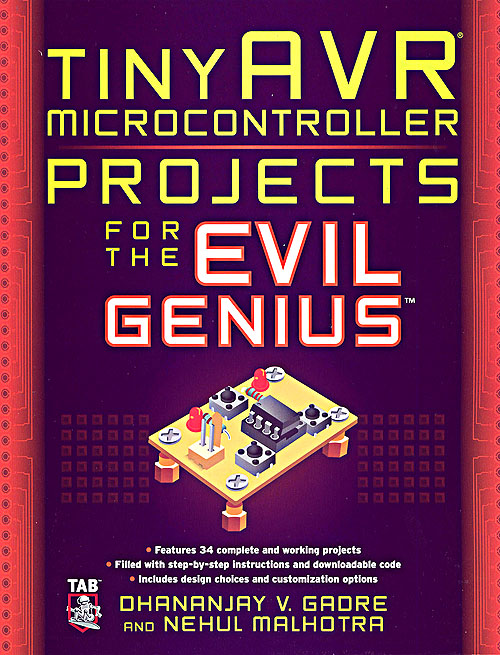 Click for Larger Image - tinyAVR Microcontroller Projects for the Evil Genius